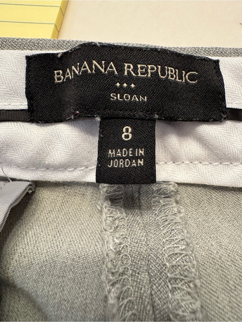 Banana Republic Sloan Trousers in Light Gray